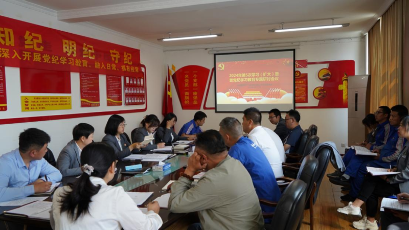 物產(chǎn)汽貿(mào)公司黨支部召開2024年第五次學(xué)習(xí)（擴大）會暨&ldquo;知敬畏、存戒懼、守底線&rdquo;專題研討會議