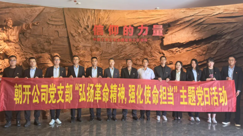 朝開公司黨支部開展&ldquo;弘揚革命精神 強化使命擔(dān)當(dāng)&rdquo;主題黨日活動